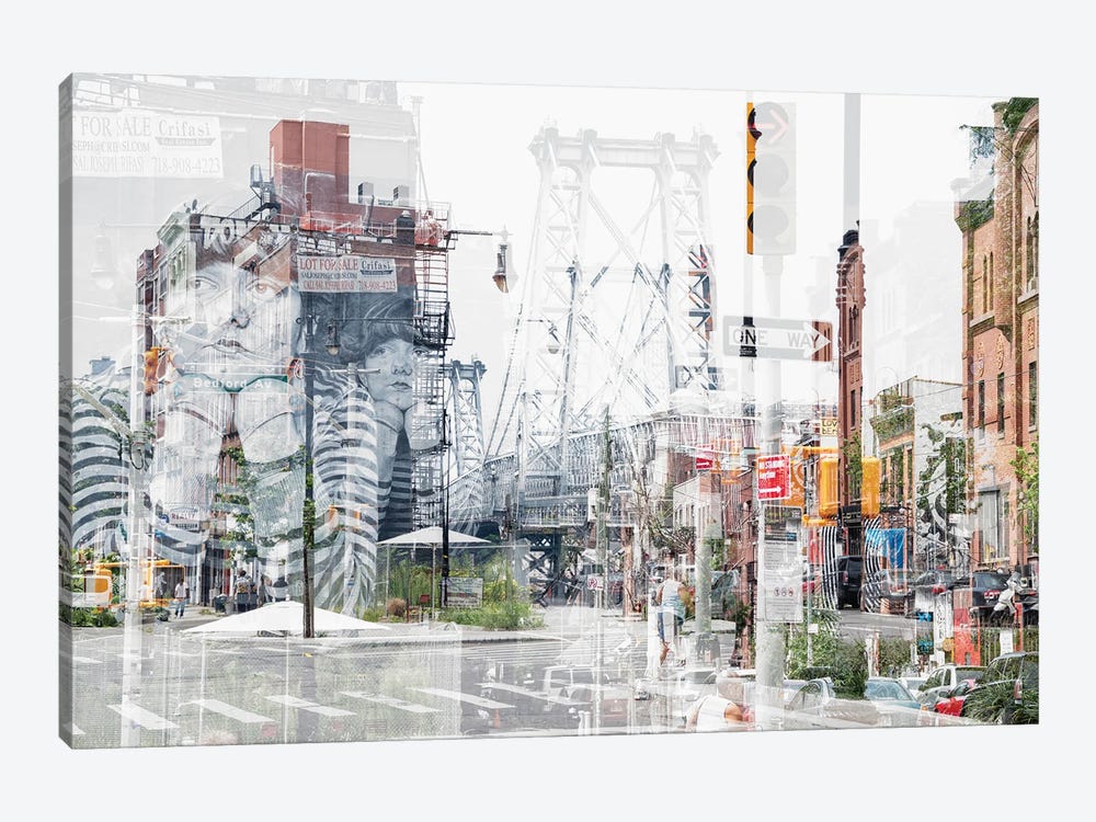 Urban Abstraction - Bedford Ave by Philippe Hugonnard 1-piece Art Print
