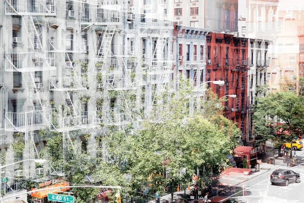 Double Exposure Photography: Urban Abstraction - NYC Facades by Philippe Hugonnard