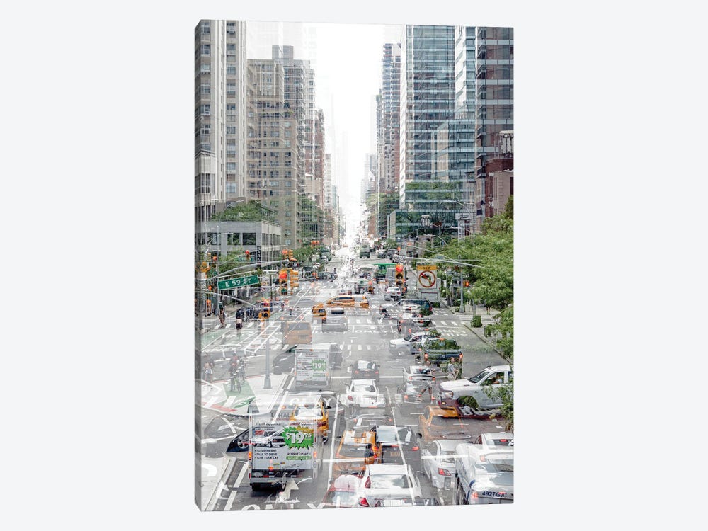 Urban Abstraction - Road Traffic by Philippe Hugonnard 1-piece Canvas Print