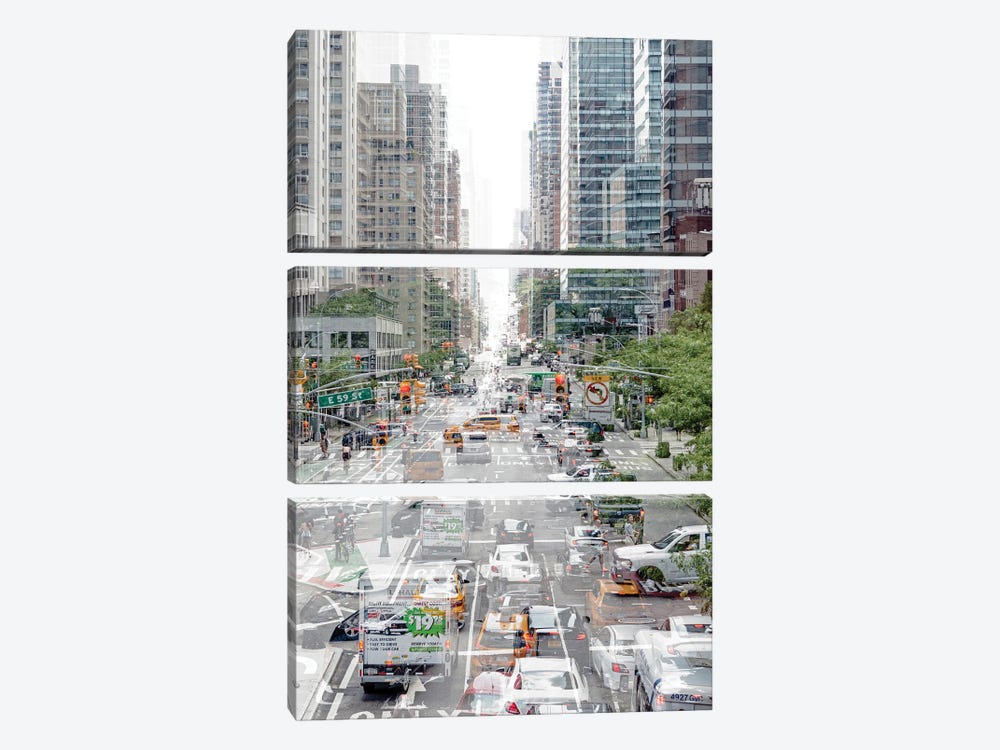 Urban Abstraction - Road Traffic by Philippe Hugonnard 3-piece Art Print