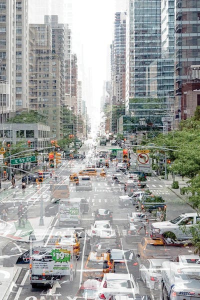 Double Exposure Photography: Urban Abstraction - Road Traffic by Philippe Hugonnard