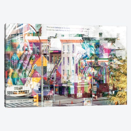 Urban Abstraction - Chelsea Square Market Canvas Print #PHD1449} by Philippe Hugonnard Canvas Print