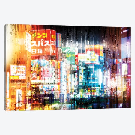 Behind The Window - Shinjuku Canvas Print #PHD1450} by Philippe Hugonnard Canvas Wall Art