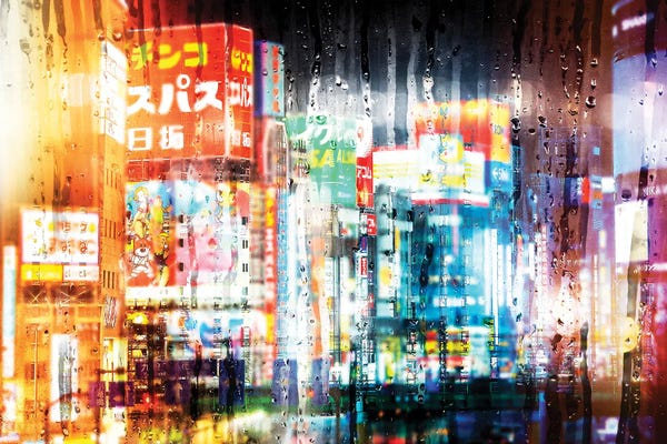 Signs: Behind The Window - Shinjuku by Philippe Hugonnard