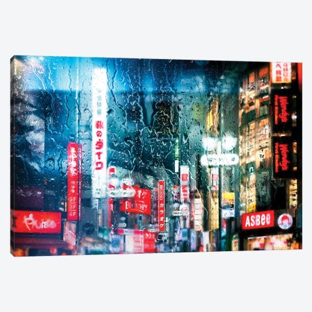 Behind The Window - Shibuya District Canvas Print #PHD1451} by Philippe Hugonnard Canvas Artwork