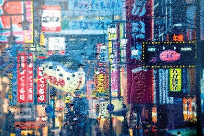 Behind The Window - Osaka by Philippe Hugonnard canvas print