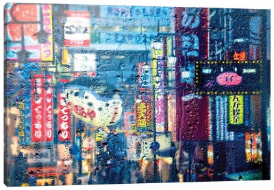 Behind The Window - Osaka Canvas Art Print
