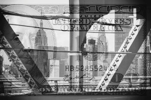 Money: Manhattan Dollars - Between The Steel by Philippe Hugonnard