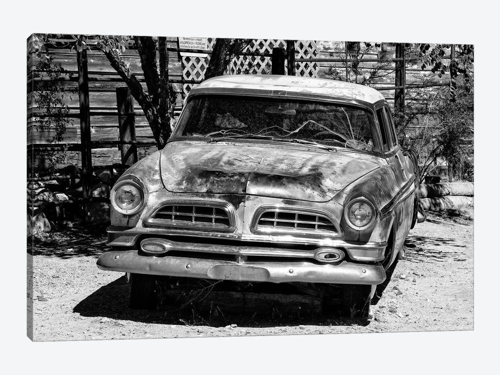 Black Arizona Series - Old Car by Philippe Hugonnard 1-piece Canvas Art Print