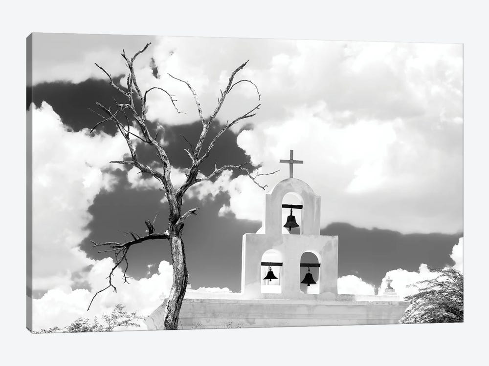 Black Arizona Series - Mission San Xavier del Bac by Philippe Hugonnard 1-piece Canvas Artwork
