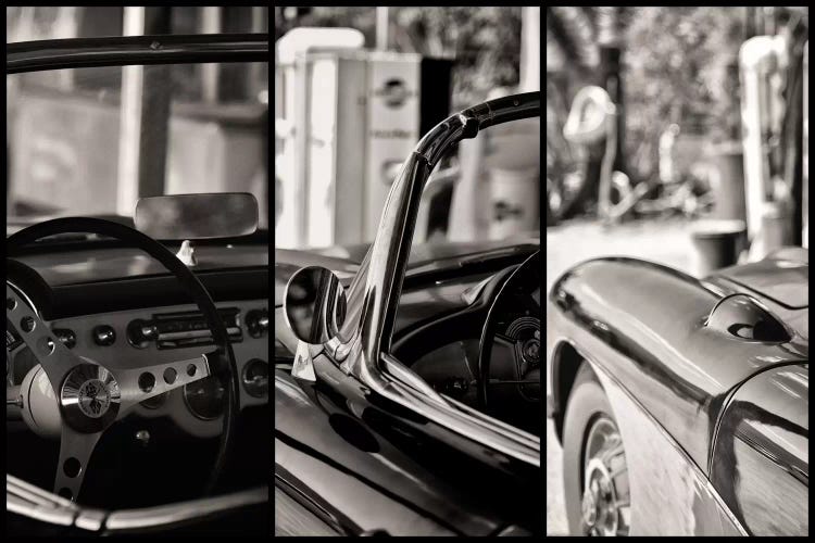 Classic Chevrolet Corvette In Detail by Philippe Hugonnard wall art
