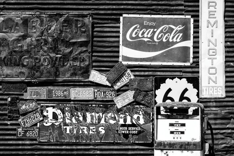 Black Arizona Series - Gas Station Route 66