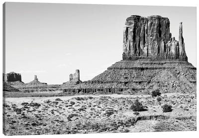 Black Arizona Series - Monument Valley Canvas Art Print