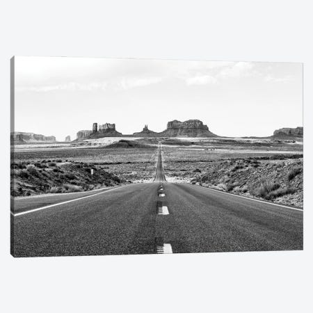 Black Arizona Series - Monument Valley Road Canvas Print #PHD1493} by Philippe Hugonnard Canvas Art