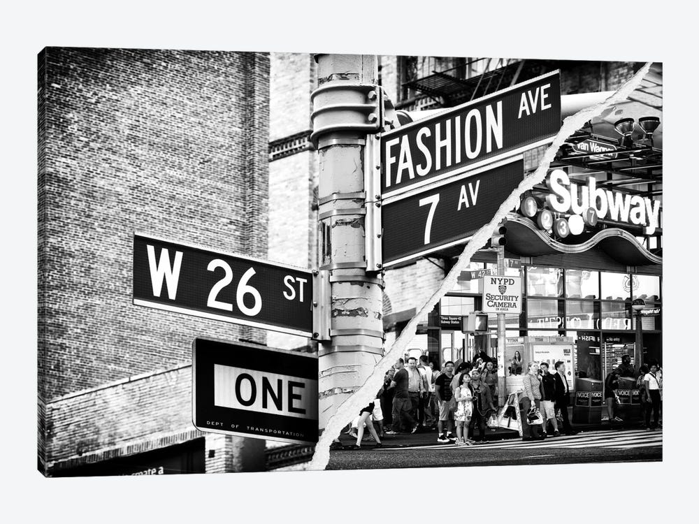 Fashion Signs by Philippe Hugonnard 1-piece Canvas Print
