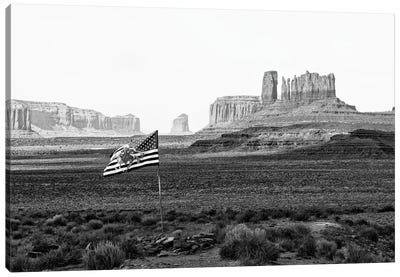 Black Arizona Series - Monument Valley Navajo Tribal Park Canvas Art Print