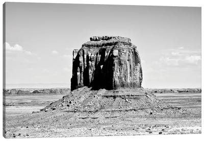 Black Arizona Series - Monument Valley Merrick Butte Canvas Art Print