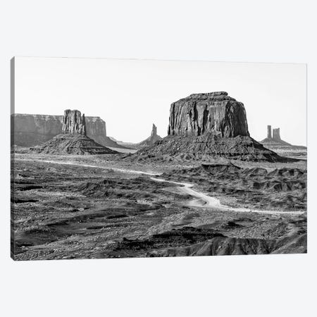 Black Arizona Series - Beautiful Monument Valley Canvas Print #PHD1507} by Philippe Hugonnard Canvas Print