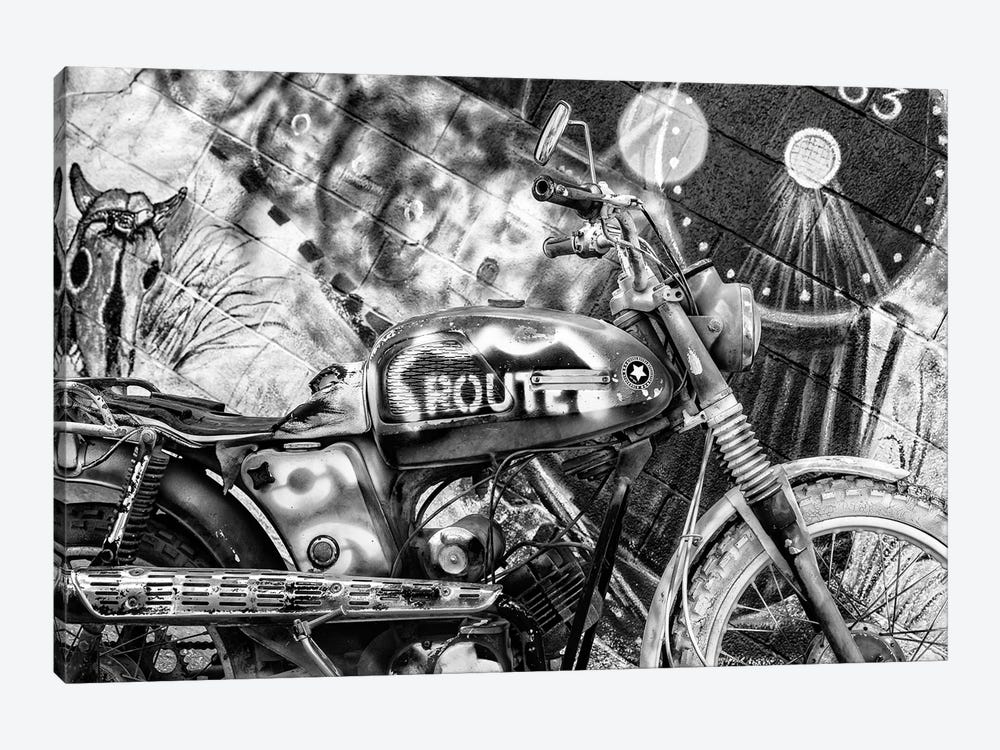 Black Arizona Series - Motorcycle Route 66 by Philippe Hugonnard 1-piece Art Print