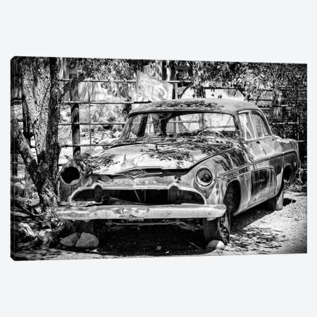 Black Arizona Series - Old Classic Car Canvas Print #PHD1528} by Philippe Hugonnard Canvas Wall Art