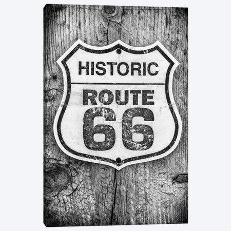 Black Arizona Series - Historic Route 66 Canvas Print #PHD1529} by Philippe Hugonnard Canvas Wall Art