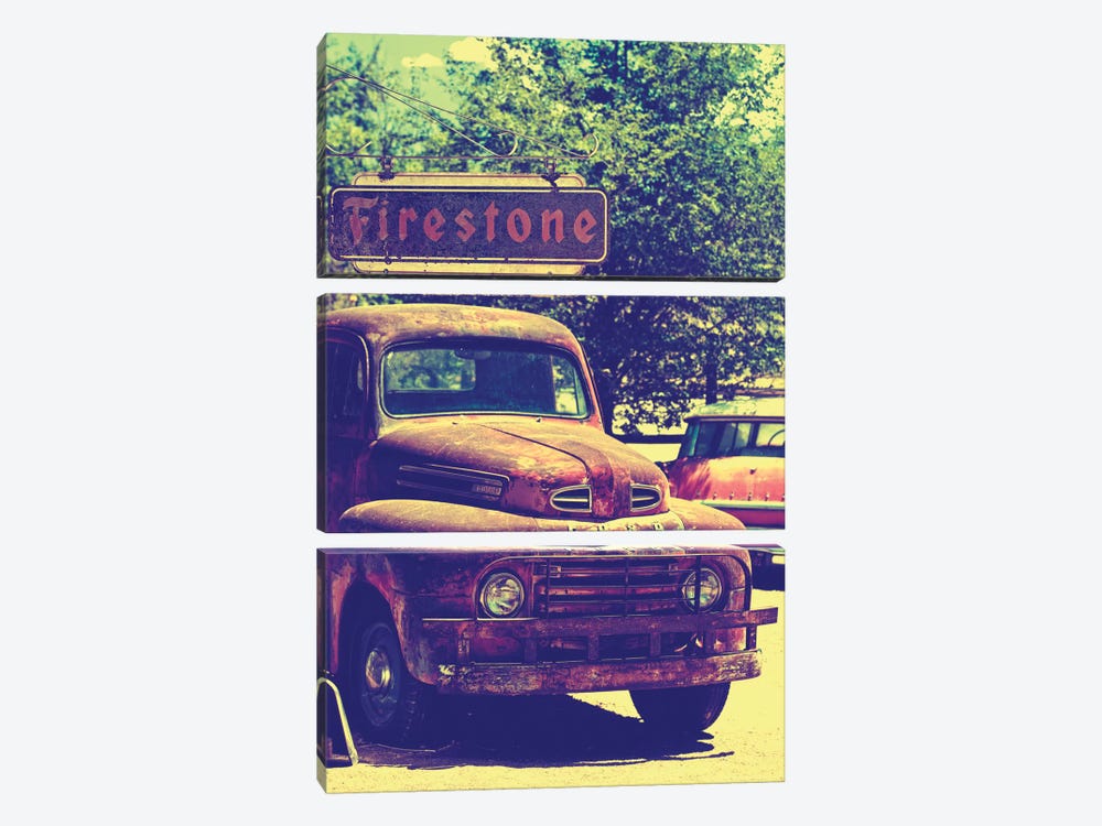 Classic Ford Truck by Philippe Hugonnard 3-piece Canvas Art