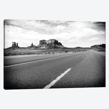 Black Arizona Series - Road To Monument Valley Canvas Print #PHD1531} by Philippe Hugonnard Canvas Print