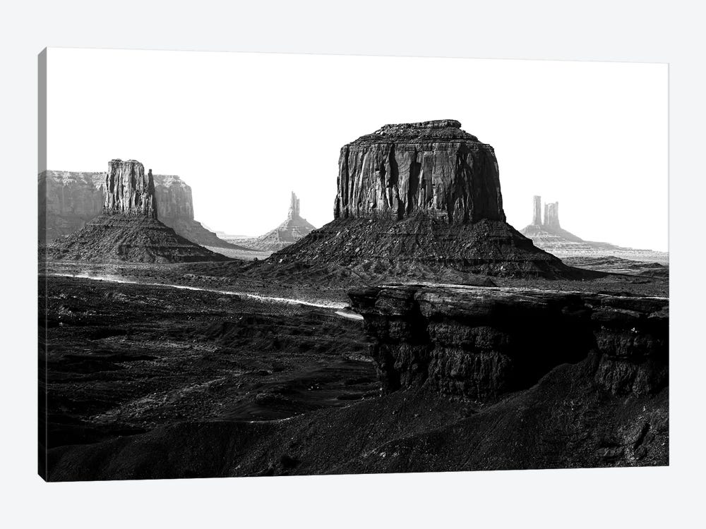 Black Arizona Series - Monument Valley The Legend by Philippe Hugonnard 1-piece Canvas Art