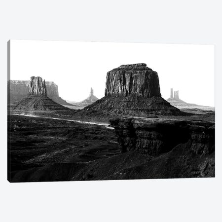 Black Arizona Series - Monument Valley The Legend Canvas Print #PHD1533} by Philippe Hugonnard Art Print
