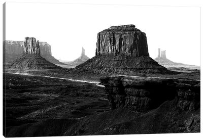 Black Arizona Series - Monument Valley The Legend Canvas Art Print