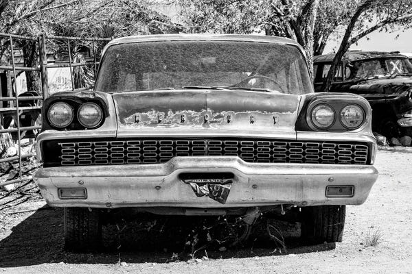 Arizona: Black Arizona Series - Mercury Old Car by Philippe Hugonnard