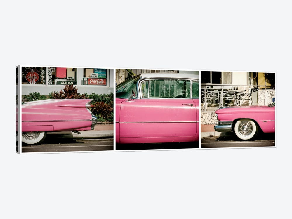 Classic Pink Cadillac by Philippe Hugonnard 1-piece Canvas Print