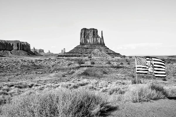 Valleys: Black Arizona Series - Geronimo Monument Valley by Philippe Hugonnard