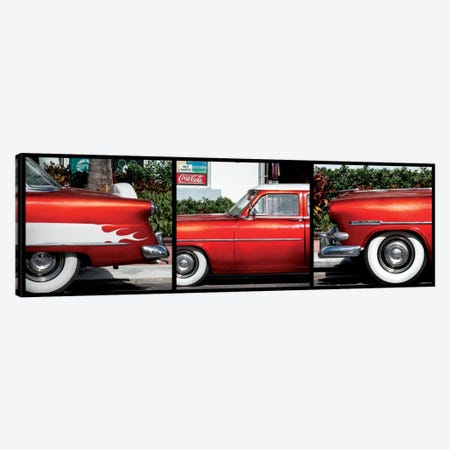 Classic Red Ford Canvas Print #PHD154} by Philippe Hugonnard Canvas Print