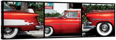 Classic Red Ford Canvas Art Print - Cadillac