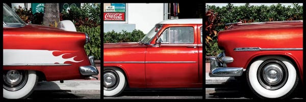 Cadillac: Classic Red Ford by Philippe Hugonnard