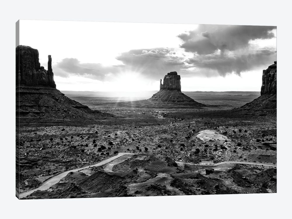 Black Arizona Series - Monument Valley Sunset by Philippe Hugonnard 1-piece Canvas Artwork