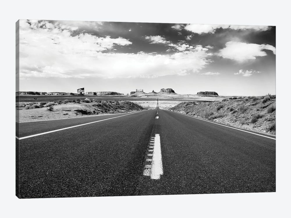 Black Arizona Series - The Valley Drive by Philippe Hugonnard 1-piece Canvas Art Print
