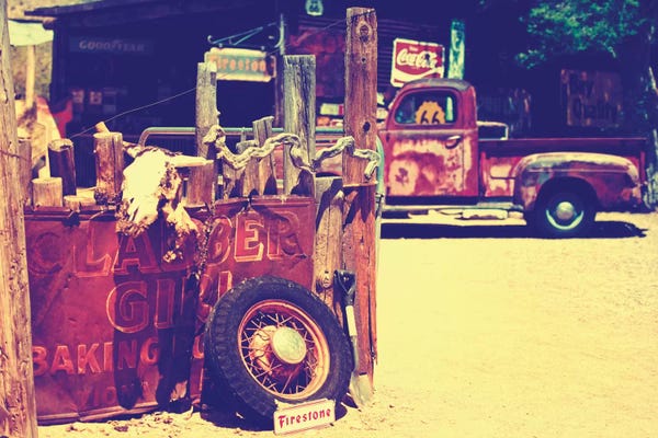 Trucks: Desert Gas Station by Philippe Hugonnard