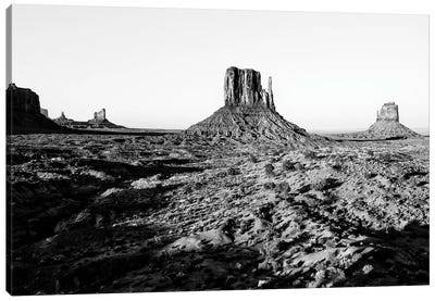 Black Arizona Series - Monument Valley II Canvas Art Print