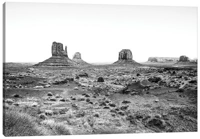 Black Arizona Series - Monument Valley Navajo Tribal Park II Canvas Art Print