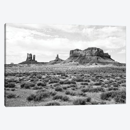 Black Arizona Series - Monument Valley III Canvas Print #PHD1574} by Philippe Hugonnard Canvas Wall Art