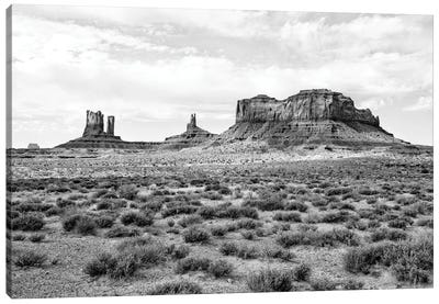 Black Arizona Series - Monument Valley III Canvas Art Print