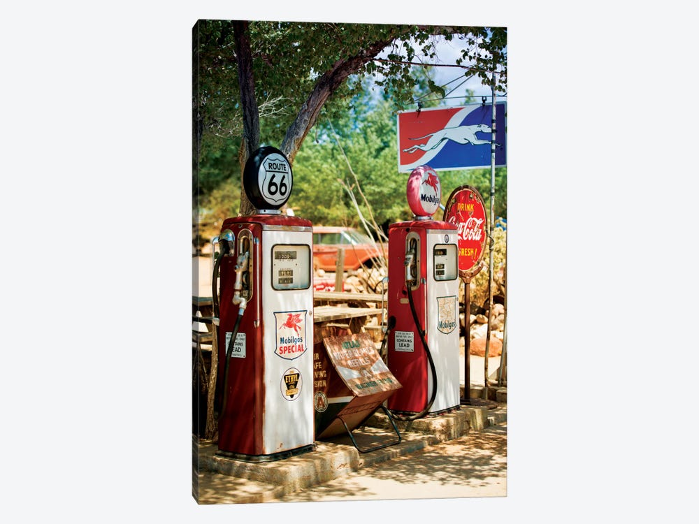 Gas Station Along U.S. Route 66 by Philippe Hugonnard 1-piece Art Print