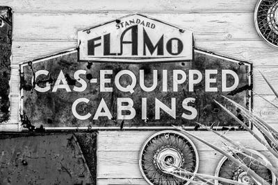 Black Arizona Series - Gas Equipped Cabins by Philippe Hugonnard canvas print