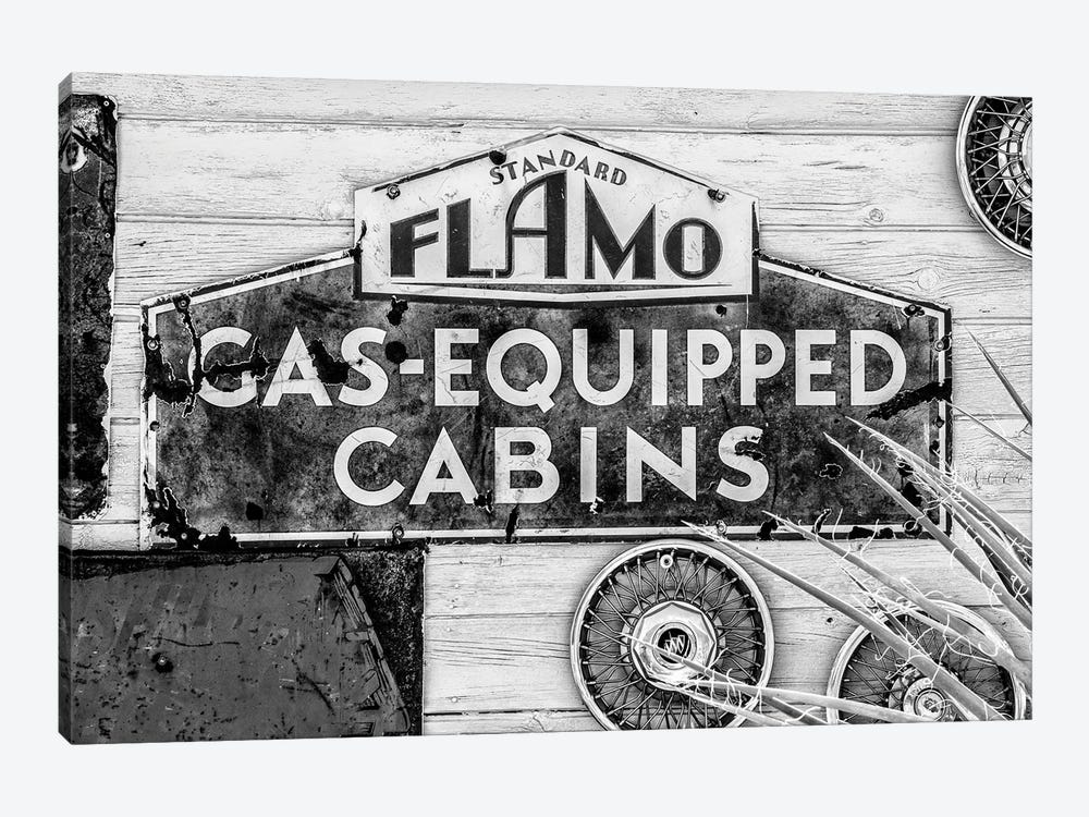 Black Arizona Series - Gas Equipped Cabins by Philippe Hugonnard 1-piece Art Print