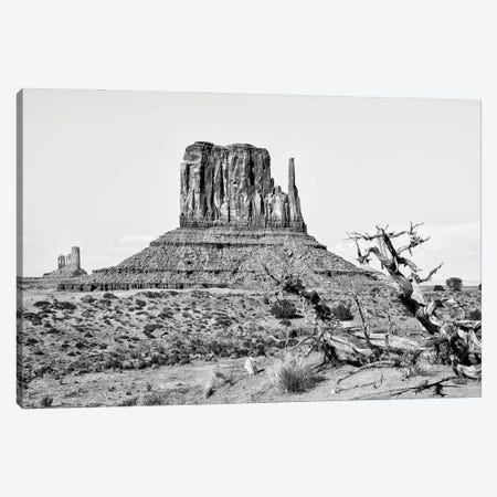 Black Arizona Series - West Mitten Butte Monument Valley II Canvas Print #PHD1587} by Philippe Hugonnard Canvas Art Print
