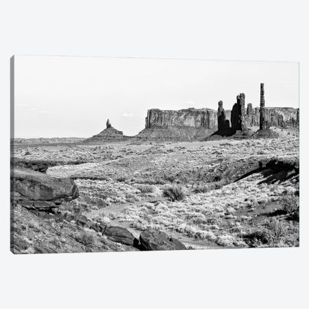 Black Arizona Series - Monument Valley IV Canvas Print #PHD1594} by Philippe Hugonnard Canvas Art