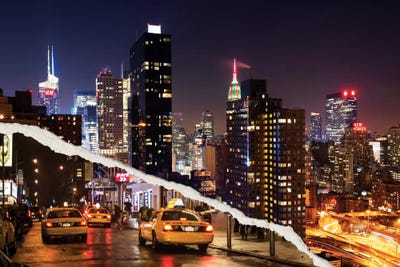 Life Taxis in New York by Philippe Hugonnard framed canvas print