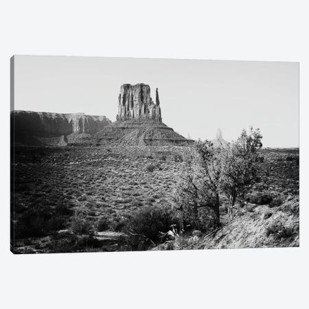 Black Arizona Series - Monument Valley West Mitten Butte III Canvas Print #PHD1602} by Philippe Hugonnard Art Print